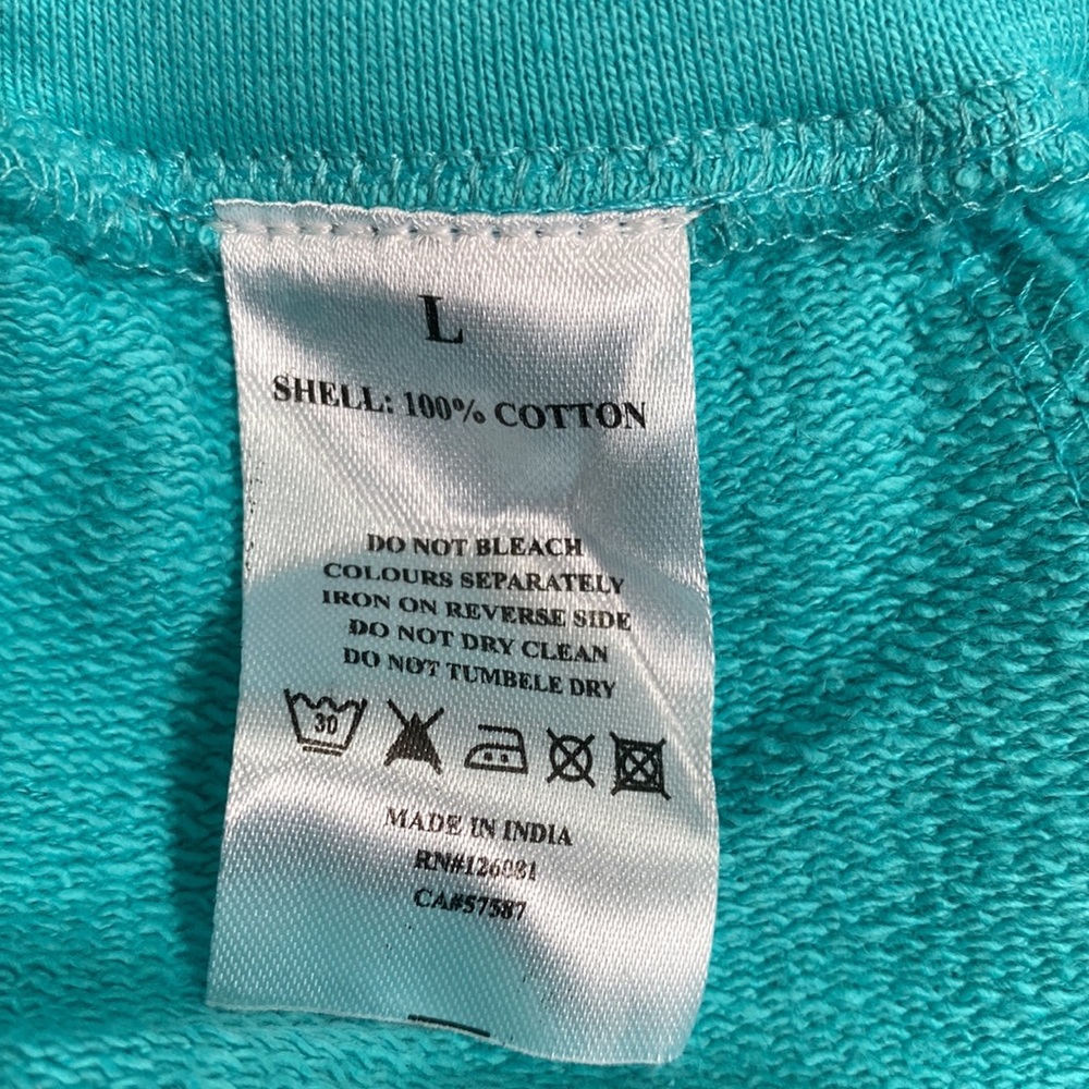 Maison Noir Joggers. Size L  Tiffany Teal Blue - Picture 6 of 6